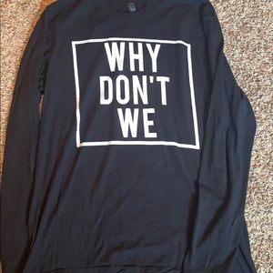 Long sleeve why don’t we merchandise